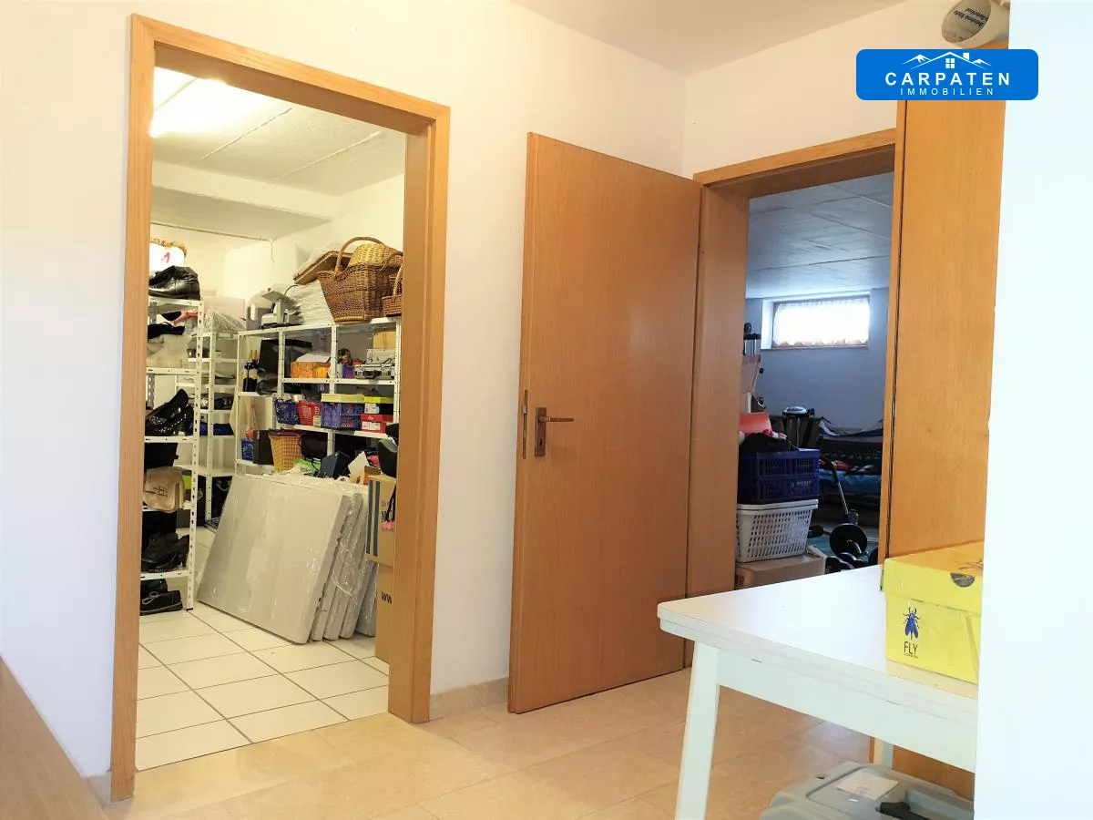 Ansicht Abstellraum und Fitnes