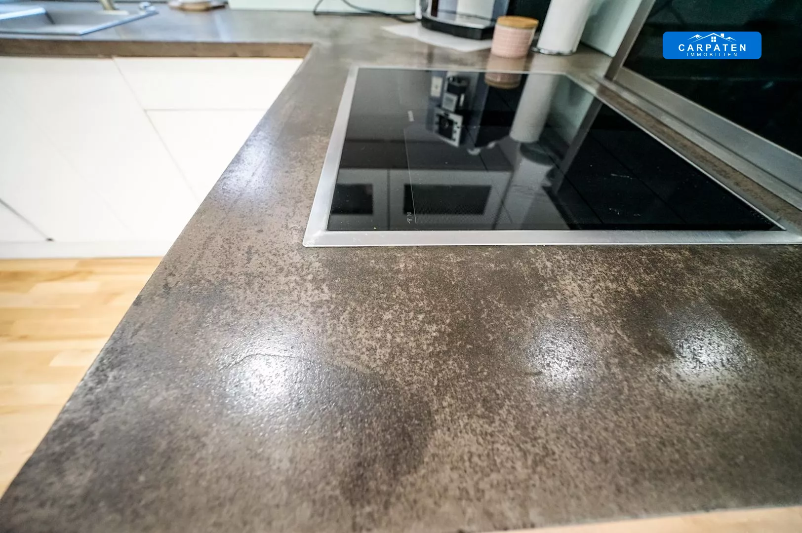 Beton-Küchenarbeitsplatte