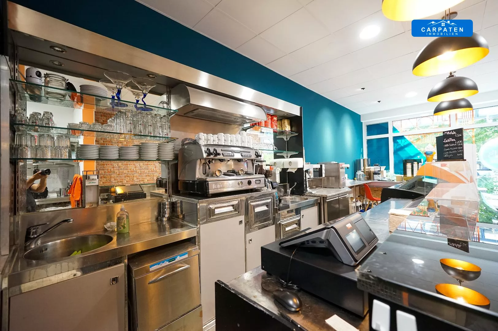 Arbeitsbereich und Theke