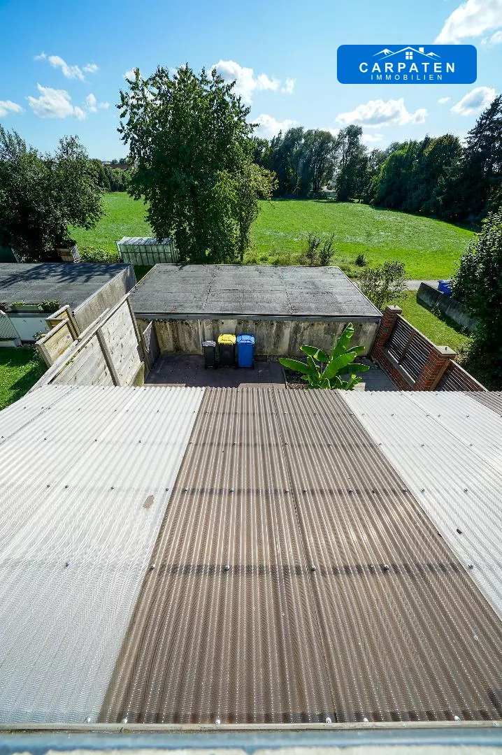 Aussicht Süd-Balkon OG.