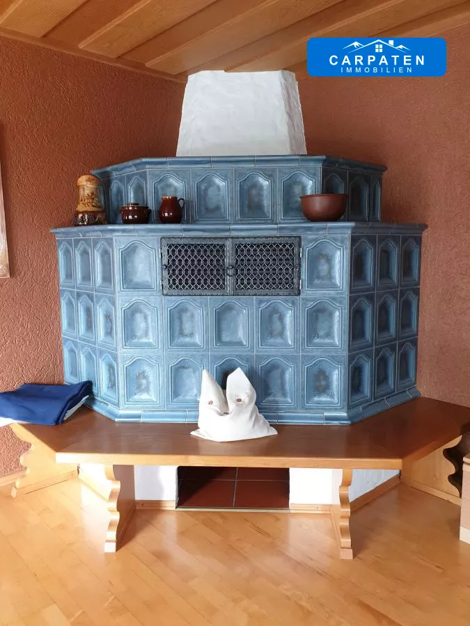 Kacheloffen Wohnzimmer