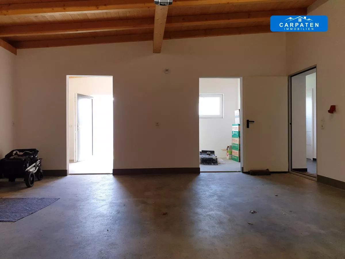 Ansicht Nebenräume Garage