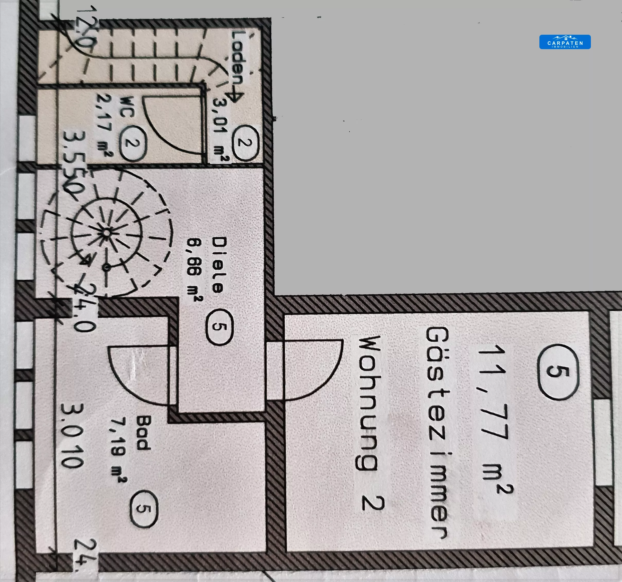 Grundriss Souterrain