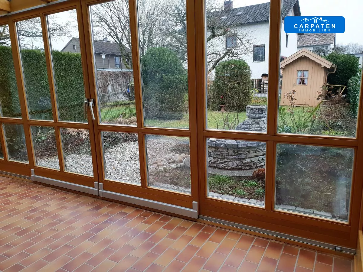 Wintergarten Ansicht Garten