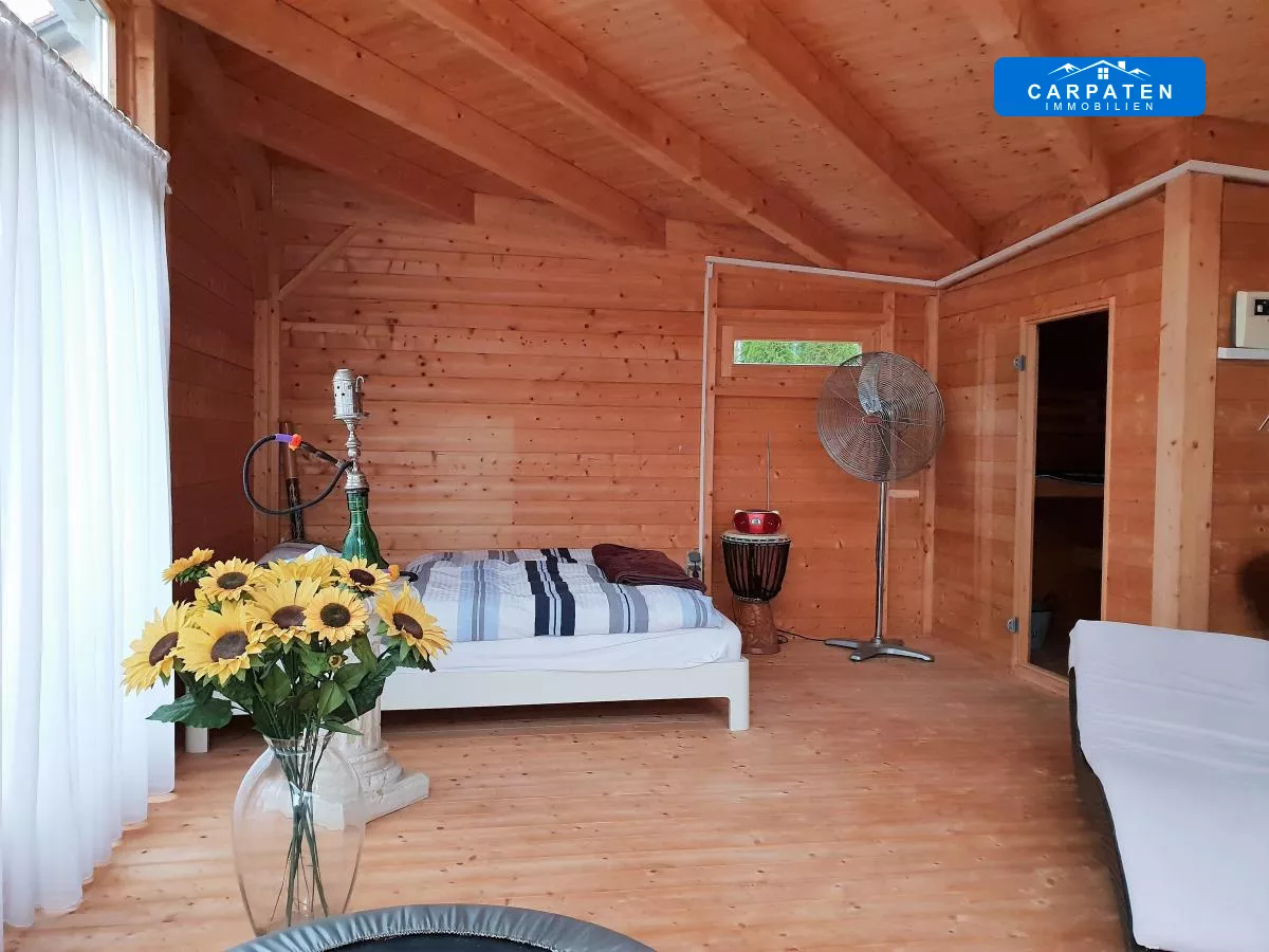 Gästehaus Ansicht innen.